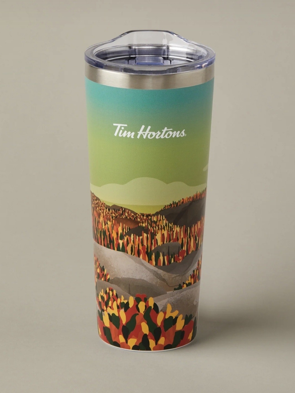 NEW Tim Hortons MANITOBA Stainless Steel 22oz 2026 Travel Collection Tumbler